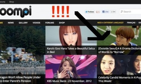 Berbagai situs internet membahas drama-drama Korea