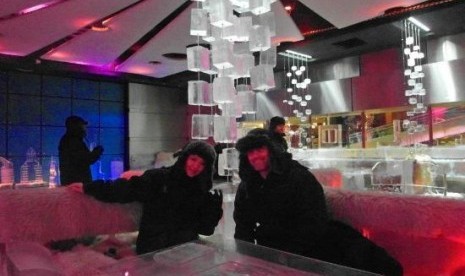 Chillout ice lounge di Dubai