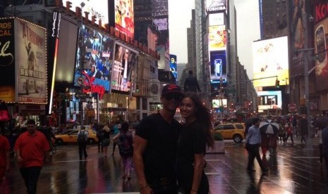 Cristiano Ronaldo menikmati liburan di New York, AS, bersama kekasihnya Irina Shayk