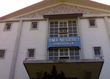 Gedung SMAN 1 Singaraja, Bali.