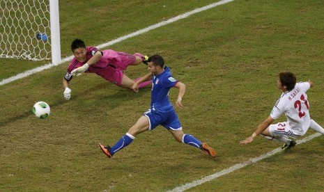 Gol Sebastian Giovinco yang menentukan kemenangan Italia atas Jepang di Piala Konfederasi 2013.