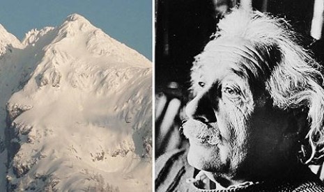 Ada Gunung Berwajah Albert Einstein