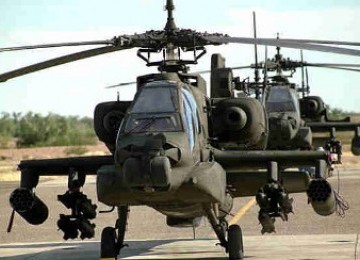 Alqassam Tembak Jatuh Helikopter Apache Israel
