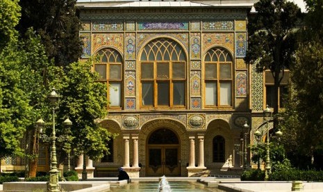 Istana Golestan di Teheran, Iran.