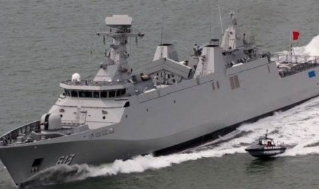Kapal PKR 10514 yang dibeli TNI AL dari Belanda.