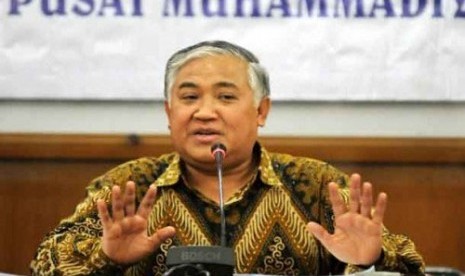 Ketua Umum PP Muhammadiyah, Din Syamsuddin namanya disebut-sebut sebagai salah satu capres yang diusung PPP.