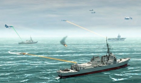Konsep senjata DE teknologi laser militer AS 