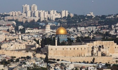 Kota Tua Yerusalem, lokasi Masjid Al-Aqsa berada.