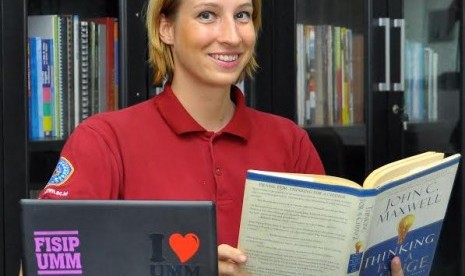 Mahasiswa UMM Marina Dobosova.