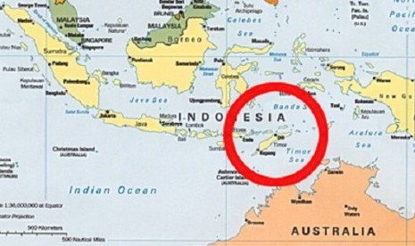 Map of Timor Leste  