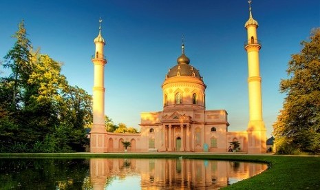 Masjid Schwetzingen Jerman,  Arsitektur Gaya Oriental (1)