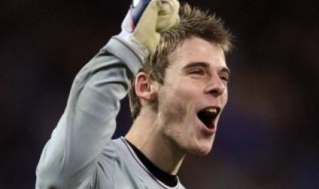 Penjaga gawang Manchester United David de Gea 