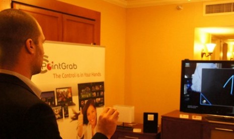 PointGrab menerapkan teknologi gerak atau gesture dalam mematikan atau menghidupkan TV.