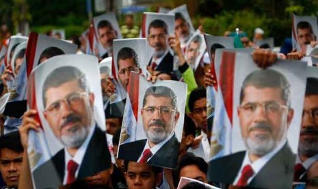 Poster Presiden Mesir Muhammad Mursi