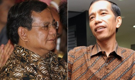 Prabowo Subianto dan Jokowi 