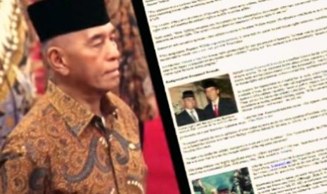 Ryamizard Ryacudu selaku Menteri Pertahanan Indonesia