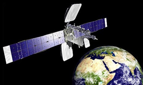 Satelit Komunikasi. Ilustrasi.