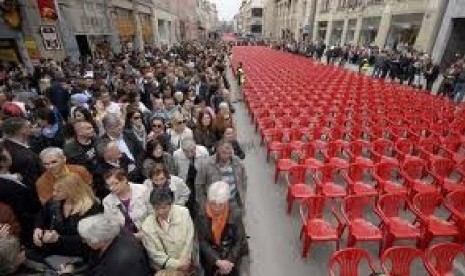 Suasana di Kota Sarajevo, Bosnia 