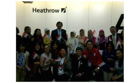 Kontingen Olimpiade Indonesia Tiba di London