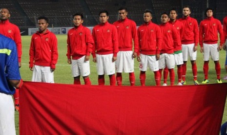 Timnas U-23 Indonesia yang berlaga di SEA Games 2013.