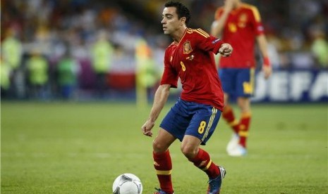 Xavi: Spanyol Superior dari Italia