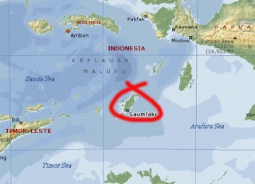 Gempa 5,4 SR Guncang Saumlaki