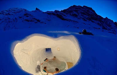 Rumah orang eskimo dari bongkah es