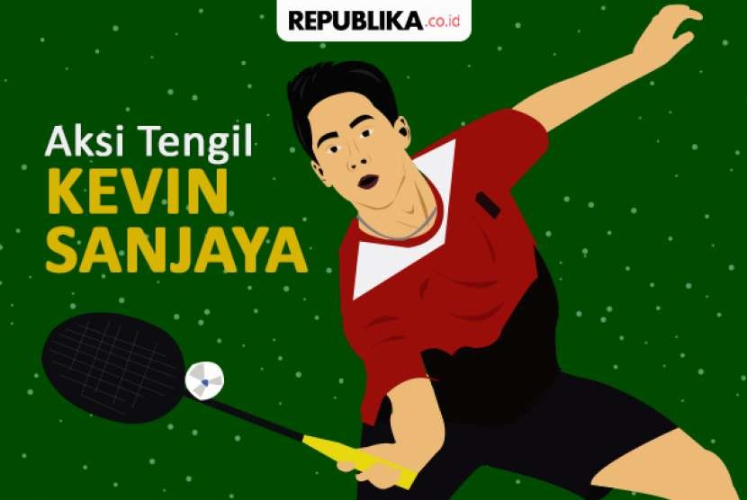 Aksi Tengil Kevin Sanjaya Republika Online