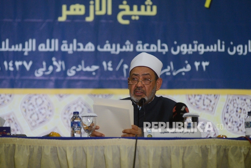 Imam Besar Universitas Al Azhar di Kairo Muhammad Ahmad Al Thayyib.