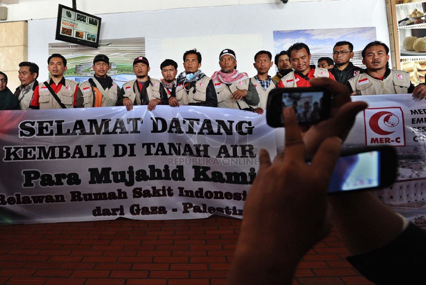 19 Relawan Mer C Kembali Dari Gaza Republika Online