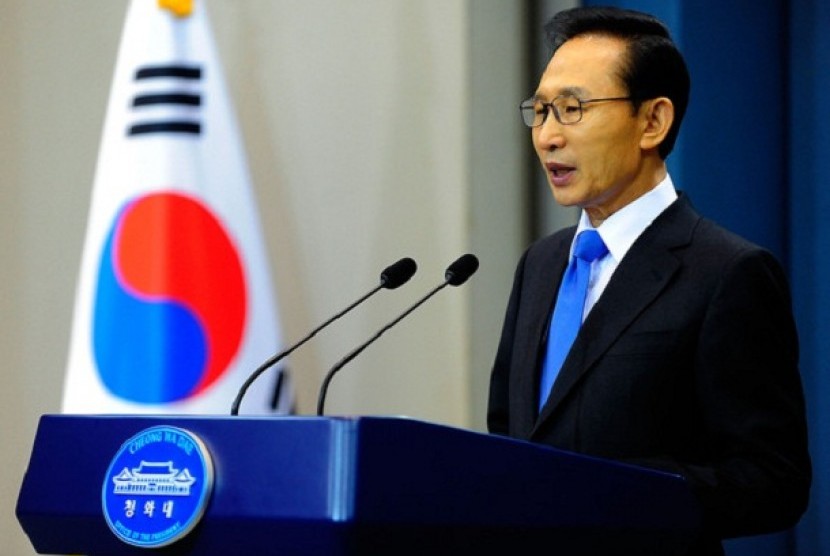 Mantan presiden Korea Selatan, Lee Myung-bak