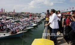 Kampanye di Balikpapan, Jokowi Sambangi Kampung Nelayan