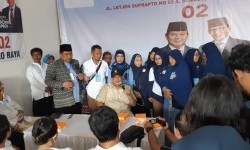 Posko BPN di Solo Diresmikan, Ada Karangan Bunga dari PDIP