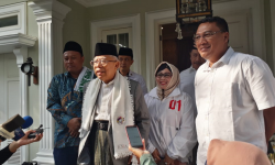 Kiai Maruf Hadiri Majelis Taklim Bershalawat di Istora 