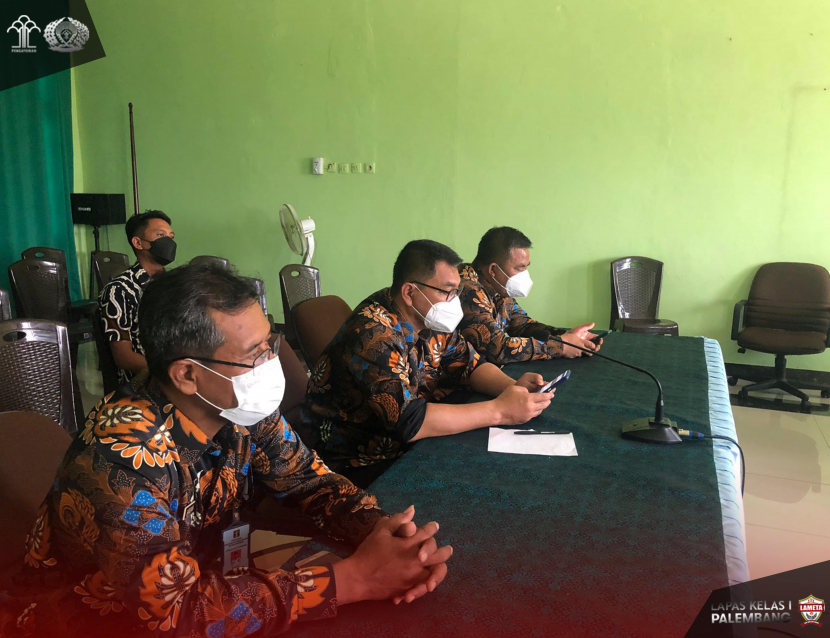 Lapas Kelas I Palembang Kemenkumham Sumsel Ikuti Penguatan Pembangunan