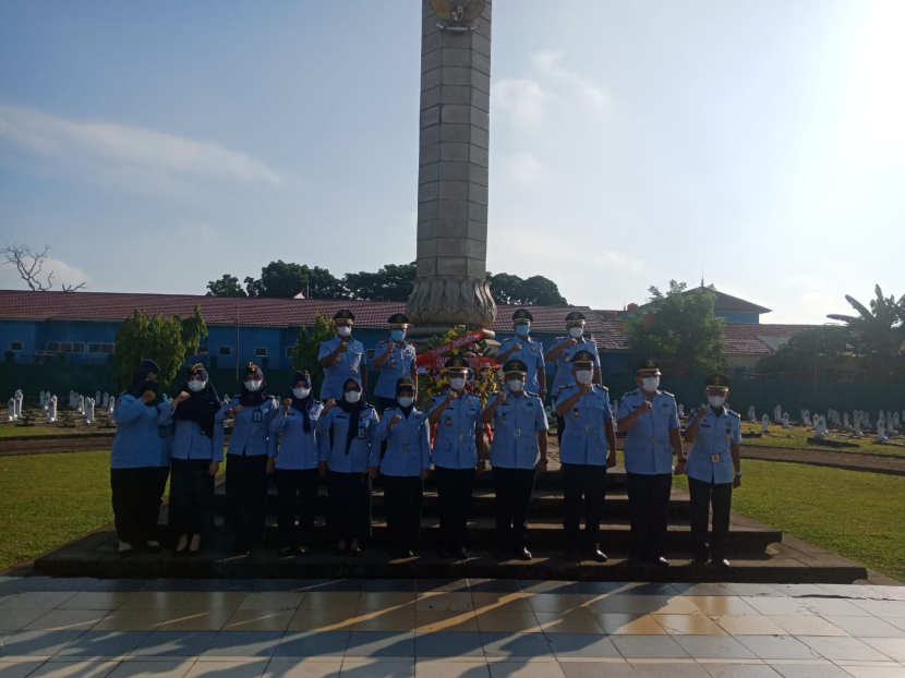 Rupbasan Palembang Kemenkumham Sumsel Ikuti Kegiatan Tabur Bunga Dan