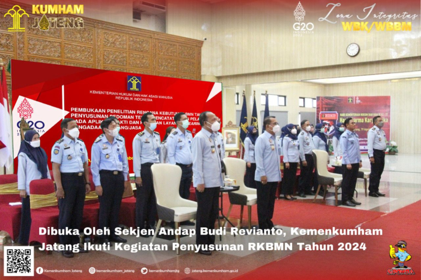 Dibuka Oleh Sekjen Andap Budi Revianto Kemenkumham Jateng Ikuti