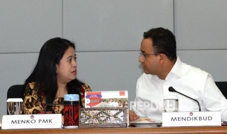 Puan Maharani dan Anies Baswedan 