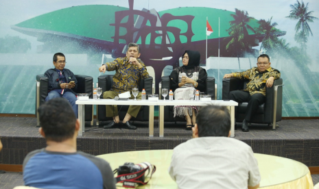 ‘Diskusi Empat Pilar MPR’, yang digelar di Media Center, Gedung Nusantara III, Komplek MPR/DPR/DPD RI, Jakarta, Senin (12/8).