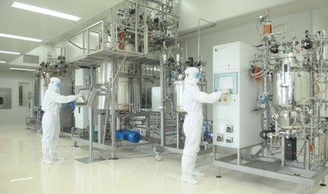 Vaksin legal diproduksi di PT Biofarma.  (dok. Bio Farma)