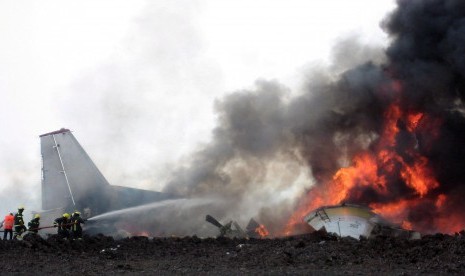 Kecelakaan pesawat di Somalia menewaskan pilot dan seluruh penumpang dalam pesawat. Ilustrasi.