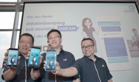    (ki-ka) Chief Marketing Officer Retail Business Asuransi Astra, Gunawan Salim; CEO Asuransi Astra, Rudy Chen; Chief Operating Officer Asuransi Astra, Hendry Yoga. Asuransi Astra