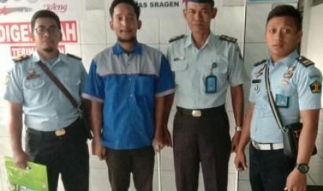  Jonas Constantin (22) napi kasus narkoba titipan asal Papua yang menjalani pengobatan dan merasakan perubahan selama dua pekan di Lapas Sragen. Foto/Wardoyo