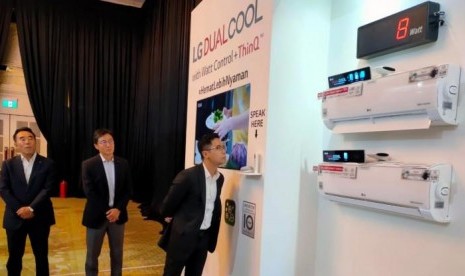 LG Punya Produk IoT, Bisa Dikontrol dari Jarak Jauh. (FOTO: Agus Aryanto)