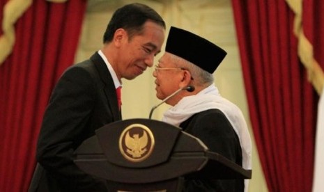  Presiden dan Wakil Presiden Terpilih Joko Widodo - Maruf Amin