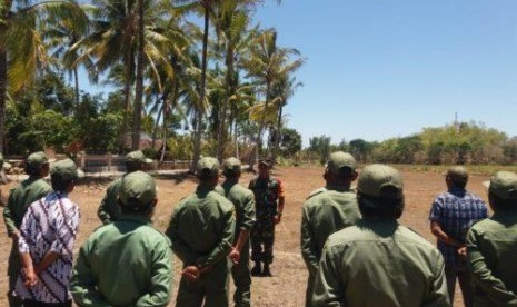  Pelatihan Linmas di Desa Gebangharjo, Kecamatan Pracimantoro. Dok. Kodim 0728