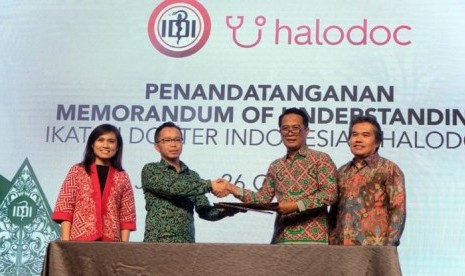 Halodoc dan IDI Kolaborasi Riset Kesehatan. (FOTO: Halodoc)