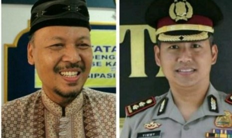  Minanul Aziz dan AKBP Yimmy Kurniawan. Foto kolase/Wardoyo