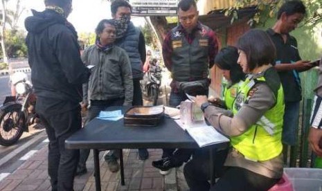  Razia kendaraan bermotor di Wonogiri. Dok. Polres Wonogiri