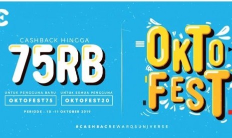 Catat Tanggalnya! Cashbac Hadirkan Oktober Fest untuk Ramaikan Promo Oktober. (FOTO: Agus Aryanto)